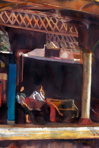 Waiting II by April Rimpo 