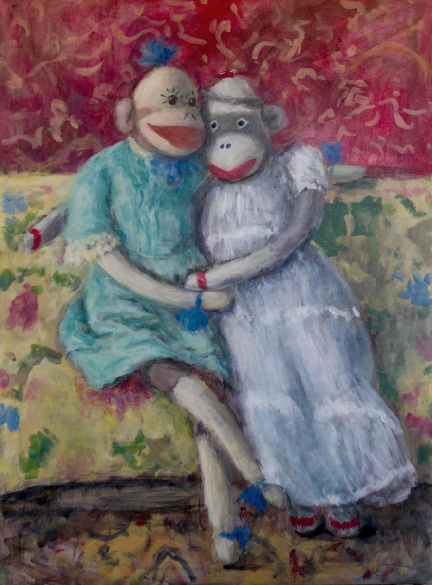 Monkeys Courting by Thomas Anfield 