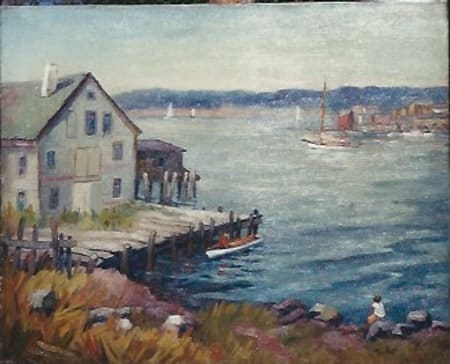 harbor Scene by Tunis Ponsen, Image 1.