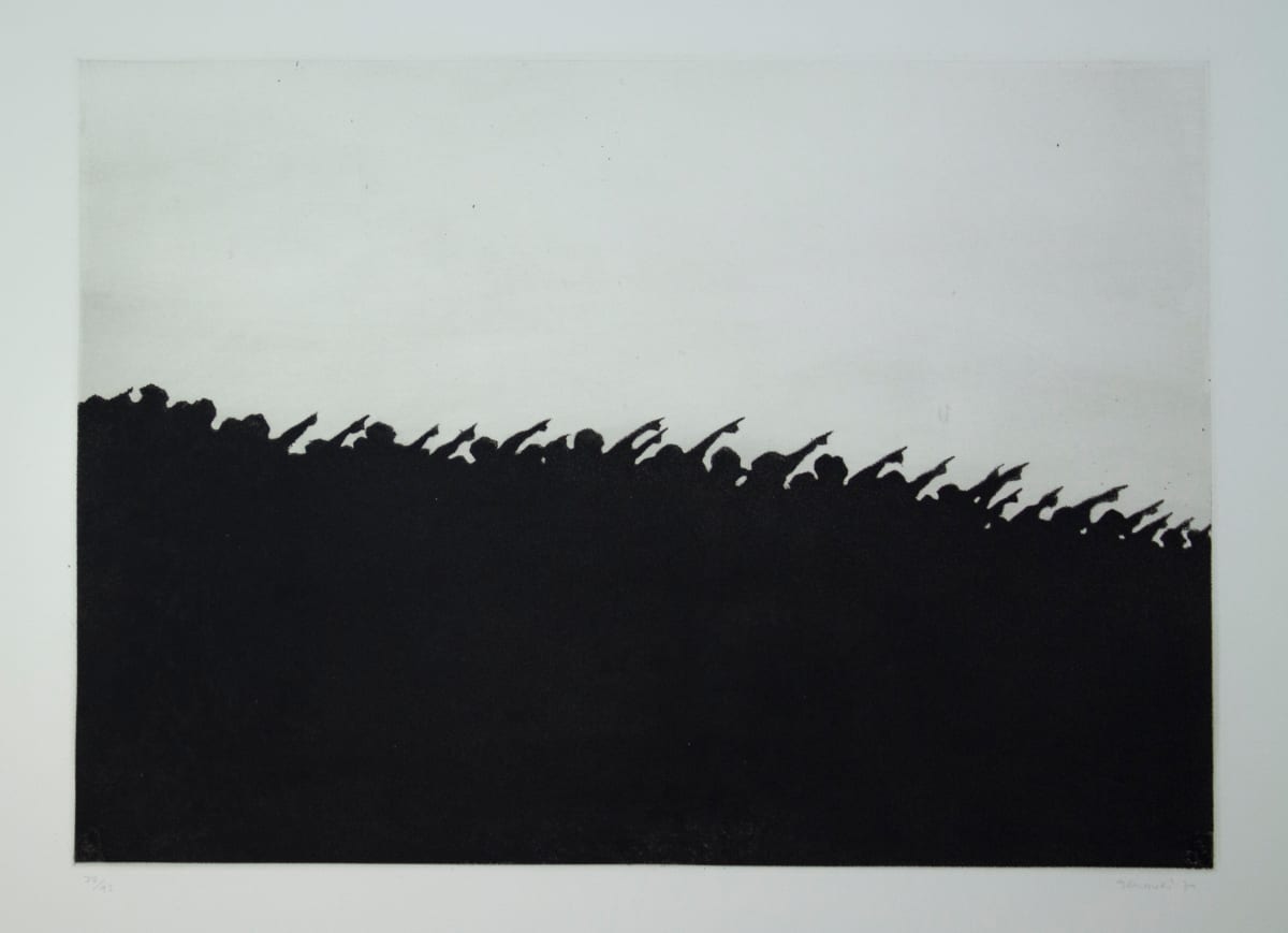 Muy cerca (Very close) by Juan Genovés, Image 1.