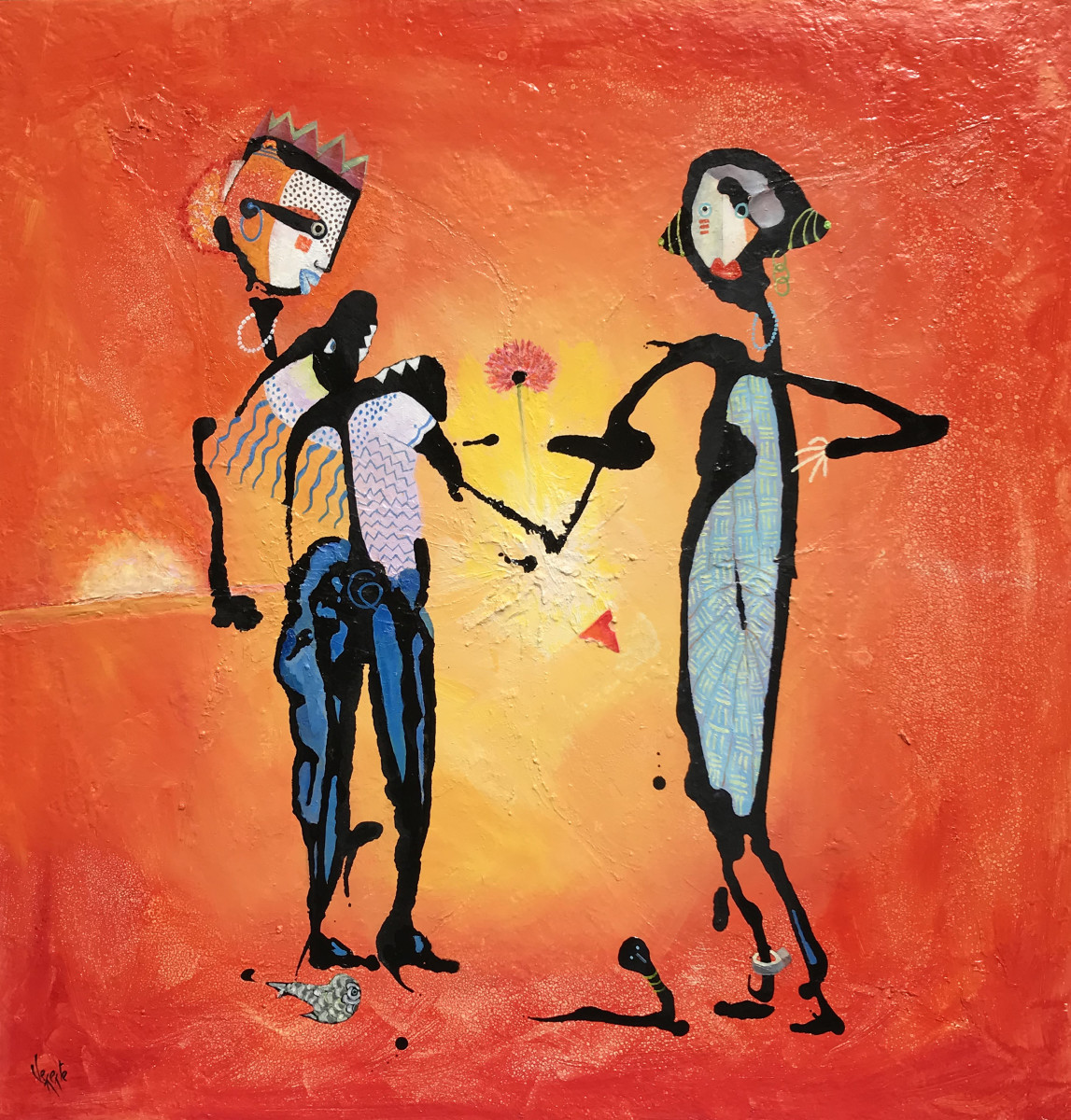 Les Amoureux by Clemente Mimun 