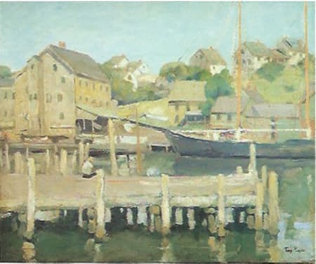 Wharfs at Gloucester by Tunis Ponsen 