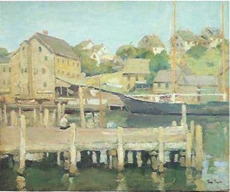 Wharfs at Gloucester by Tunis Ponsen, Image 1.