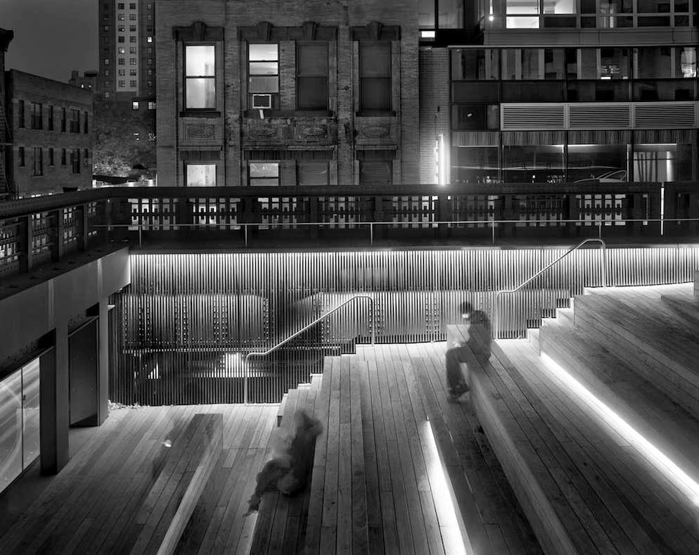 Sitting on the High Line, New York, Thursday, November 10, 2011, From the City Stages Portfolio by Matthew Pillsbury 