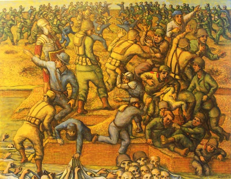 Battle of Cascina by Leopold Segedin 