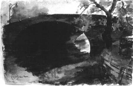 Scenic Stone Bridge by Tunis Ponsen, Image 1.