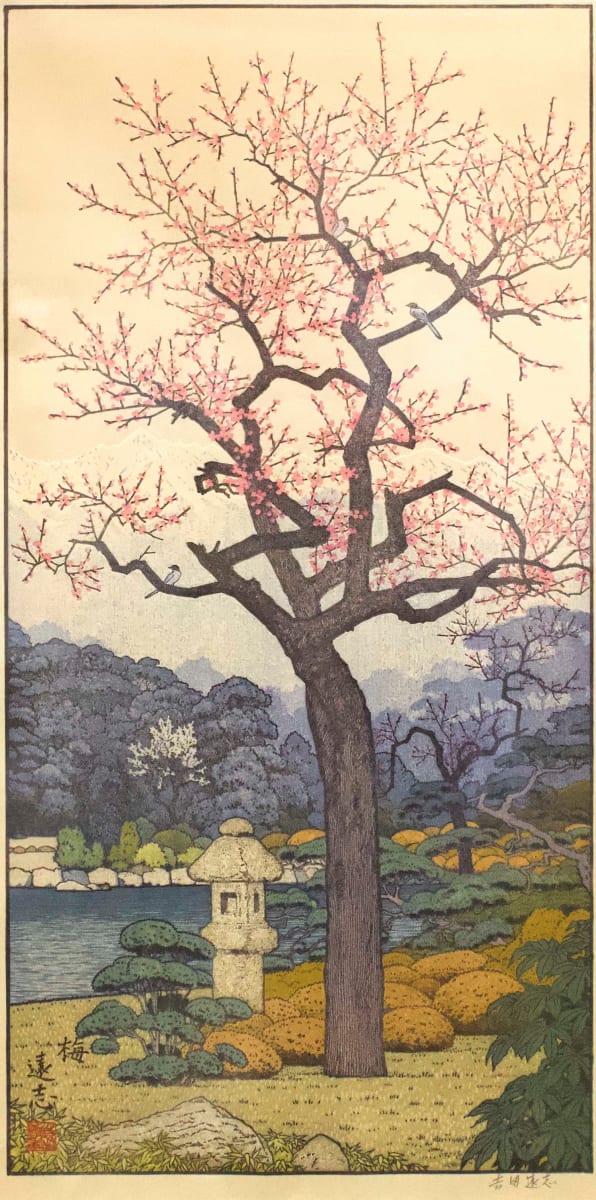 Plum Tree of the Friendly Garden by Yoshida Toshi 