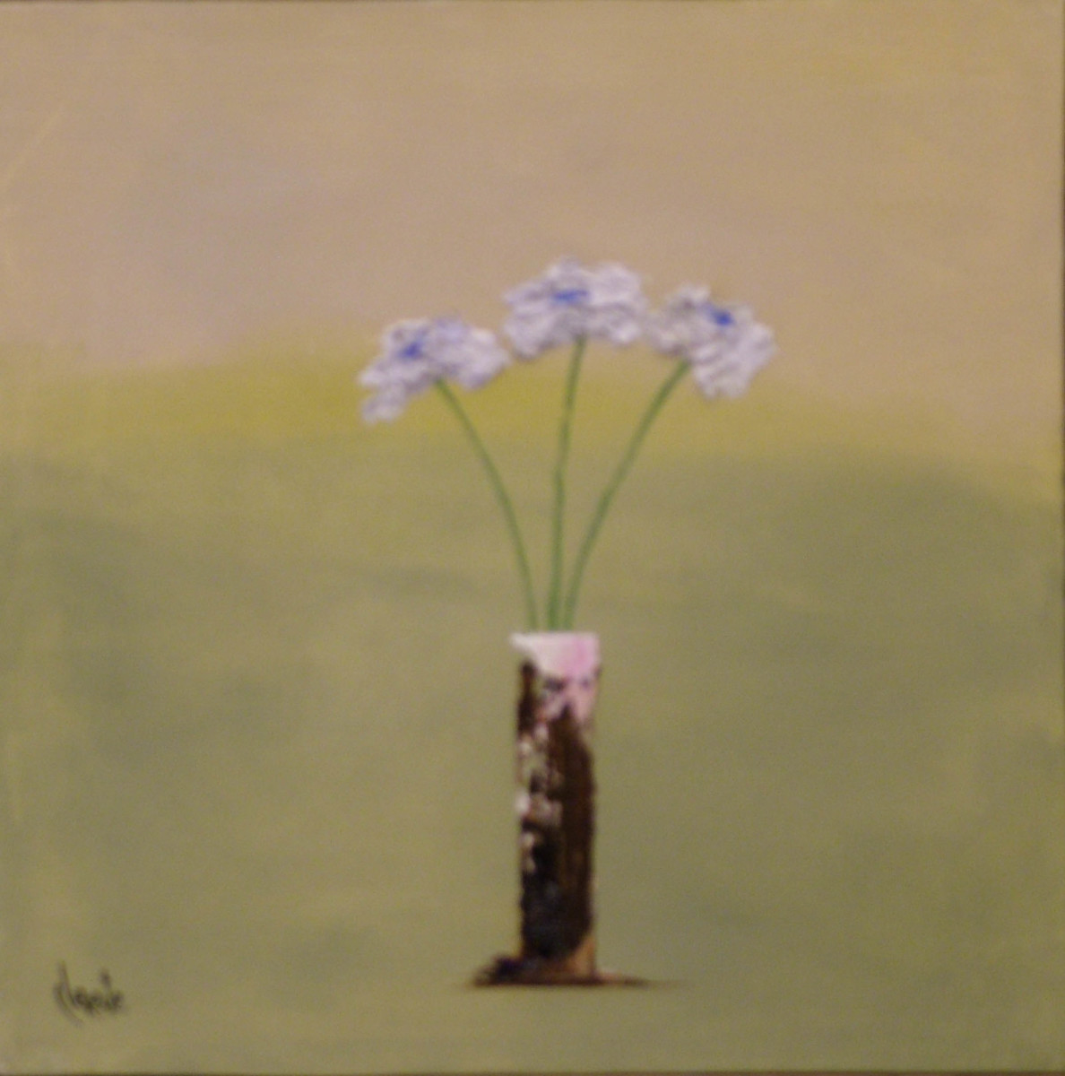 White Bluish by Clemente Mimun 