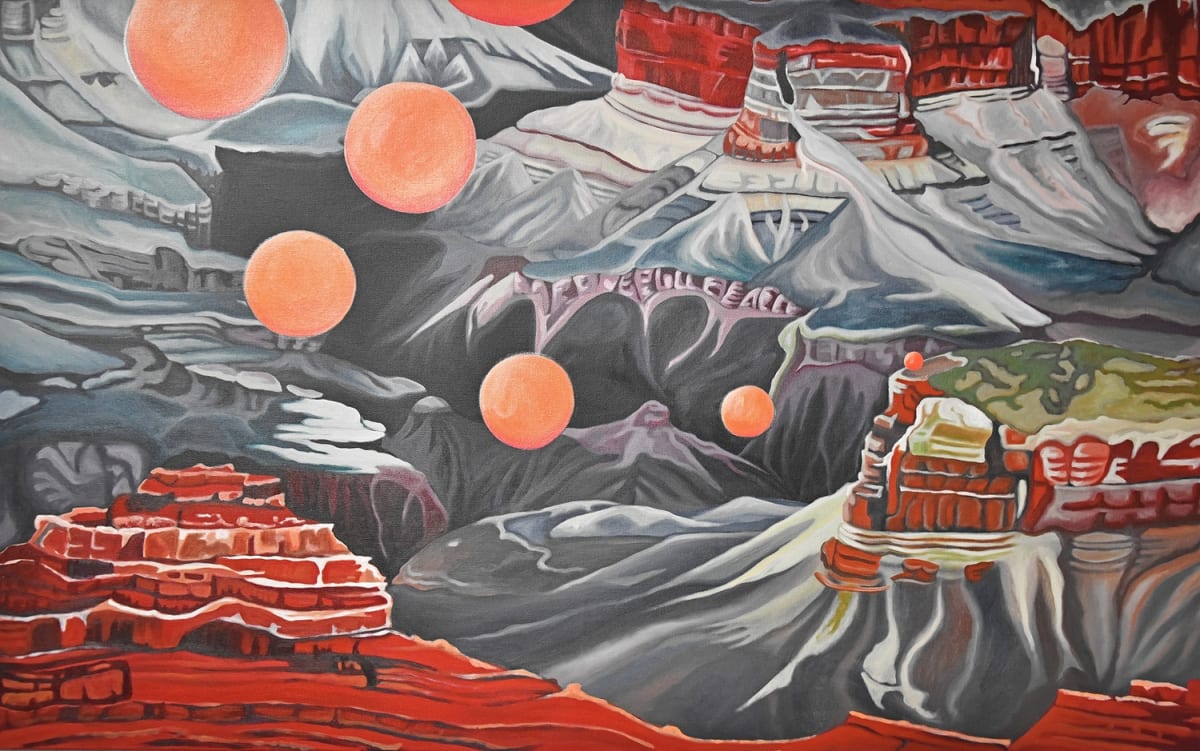 Floating Over the Canyon by Brandy Saturley 