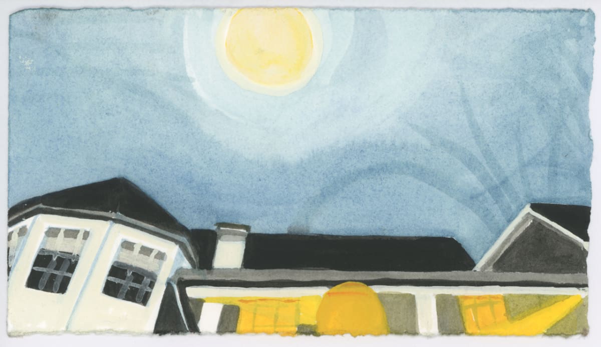 The Night Before Winter Weather, #1528 by Raya Bodnarchuk, Estate, Image 1.