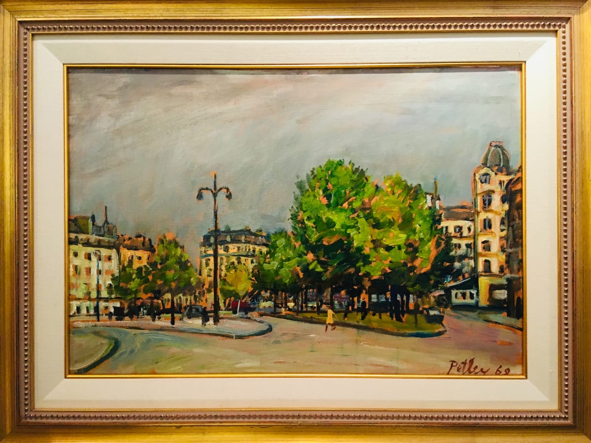 Approaching Storm, Paris by Llewellyn Petley-Jones (1908-1986) 