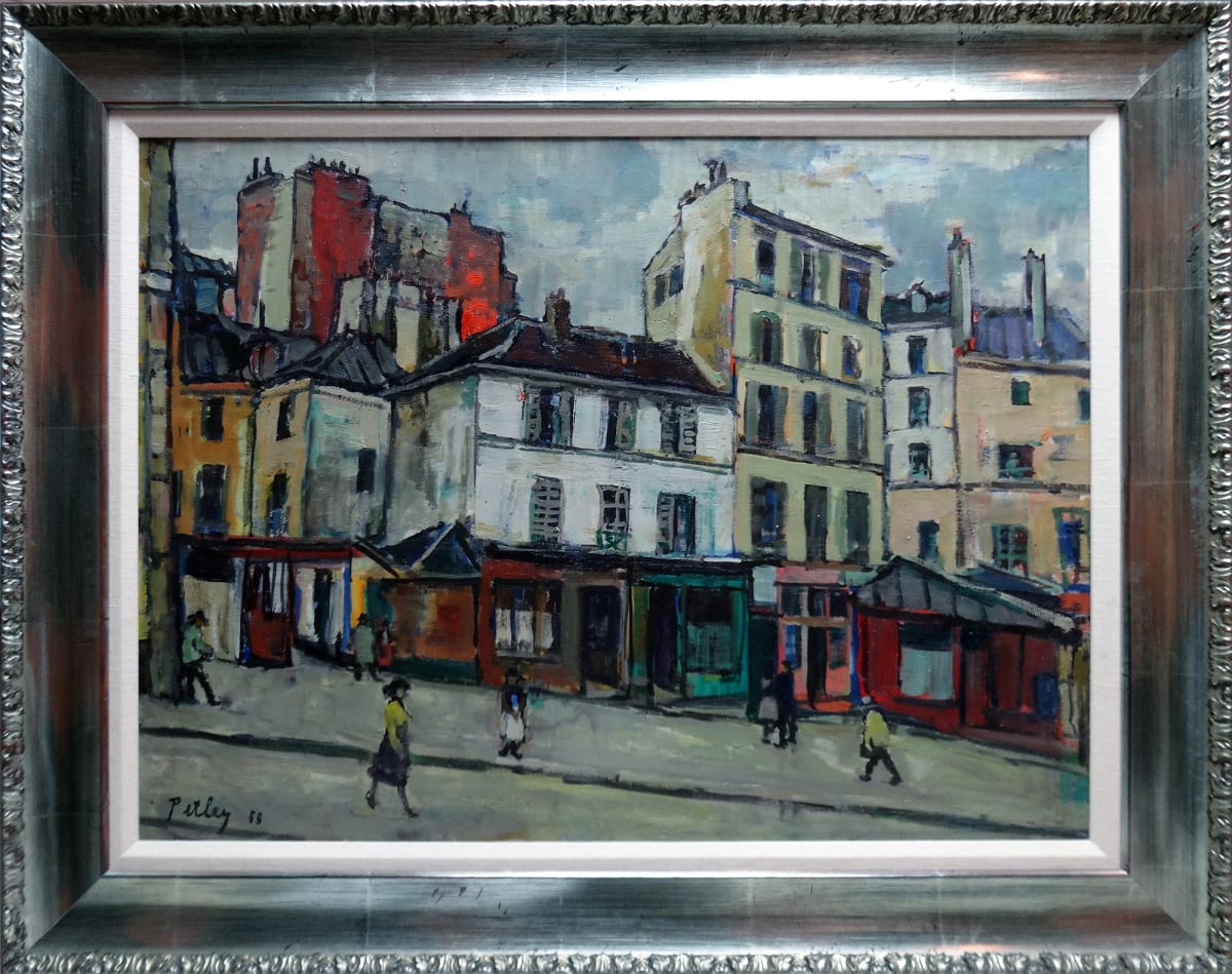 Rue de la Montagne Sainte Geneviève by Llewellyn Petley-Jones (1908-1986) 