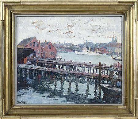 Cape Ann Harbor by Tunis Ponsen, Image 1.