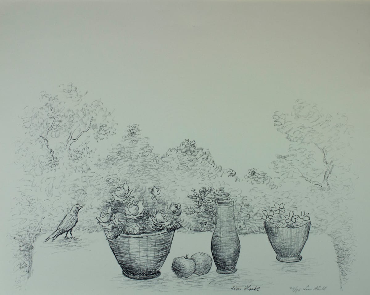 Still Life with Bird by Léon Hartl, Image 1.