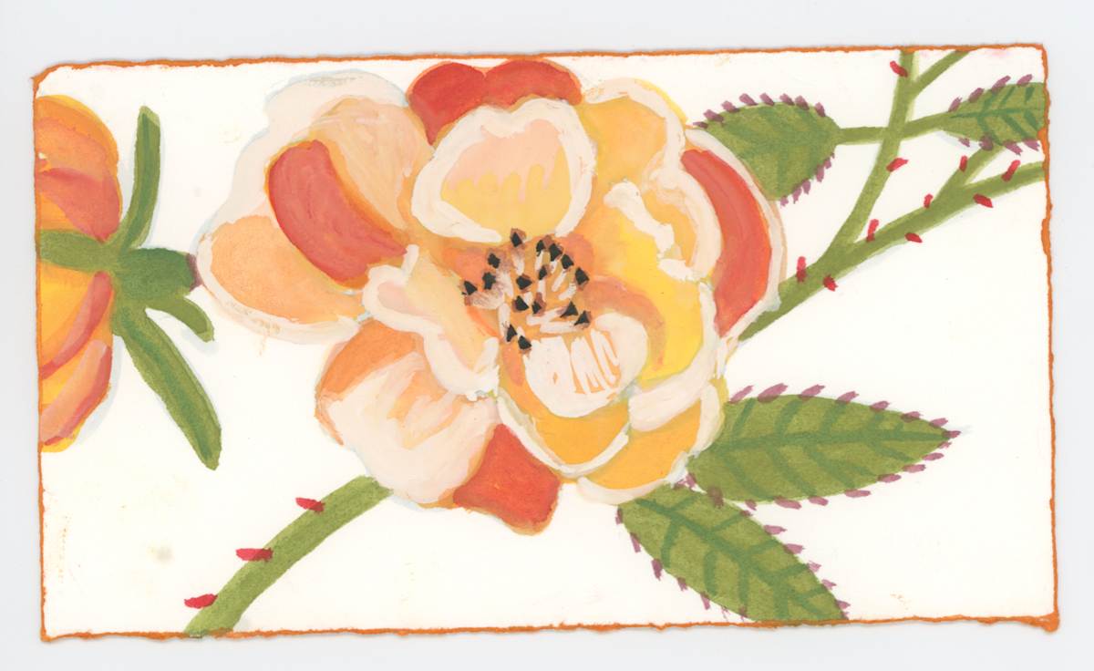 The Orange Rose, #1632, Image 1.