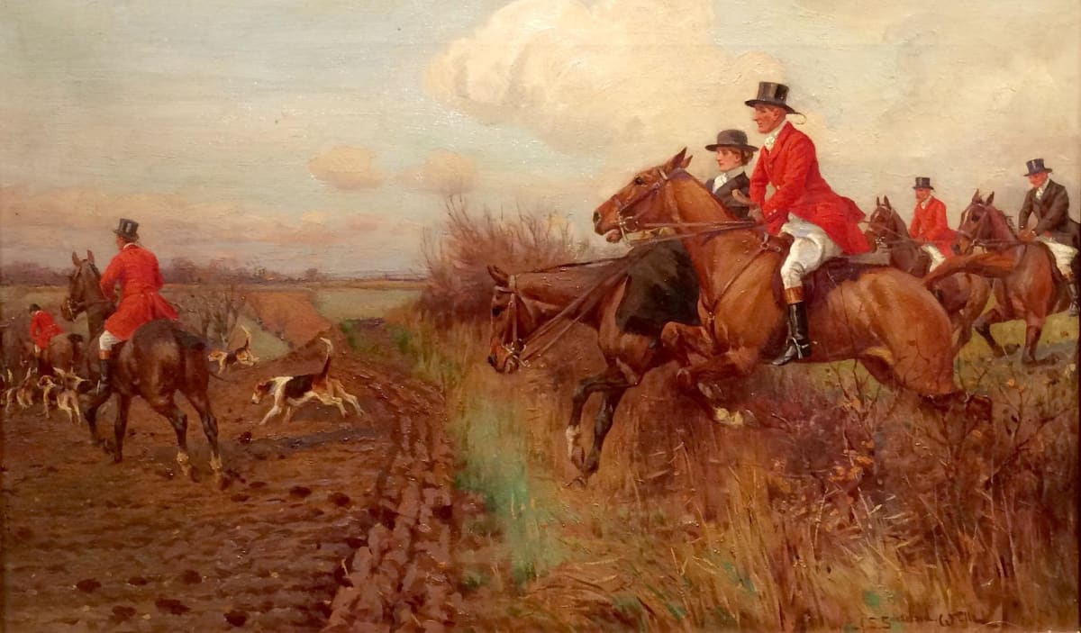 Fox Hunting by John Sanderson Wells 
