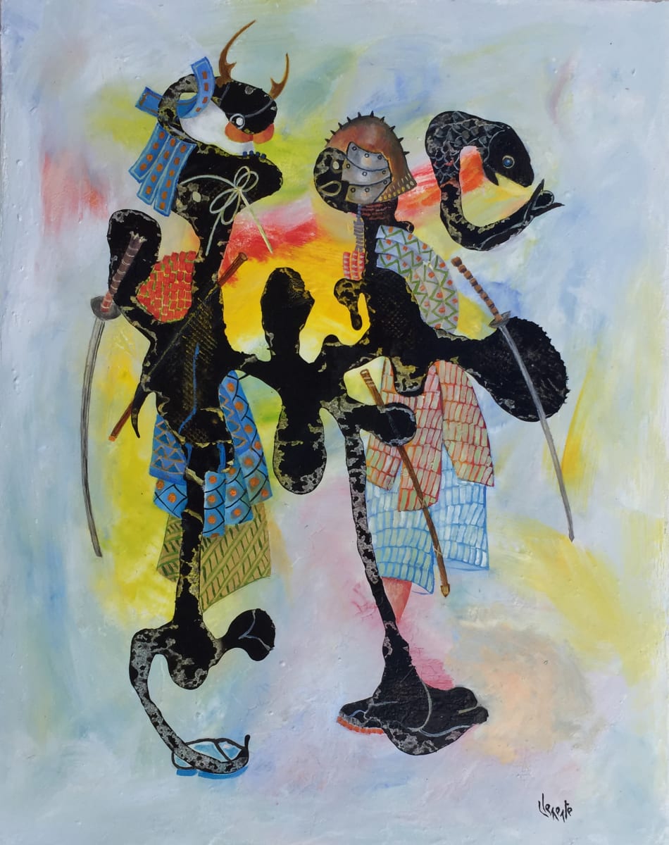 Samurai & the Dragonfish by Clemente Mimun, Image 1.