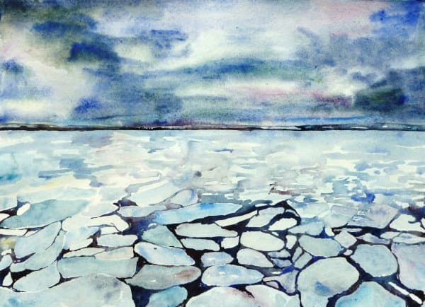 Pack Ice, Antarctica #4 by Lisa Goren 