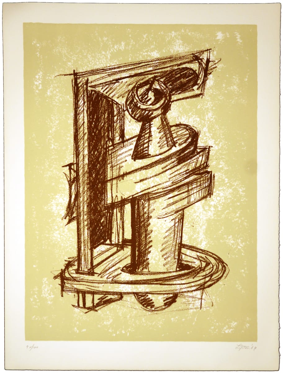 Study for Sculpture II by Seymour Lipton, Image 1.