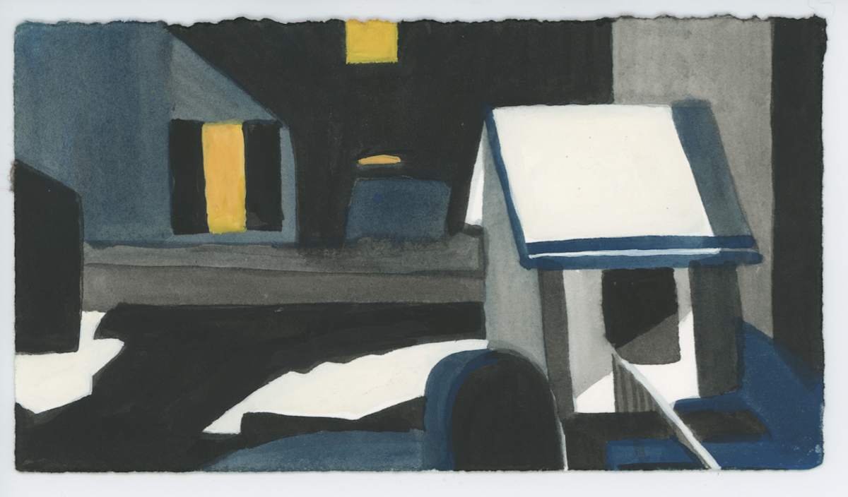 The Snowy Night, #1574, Image 1.