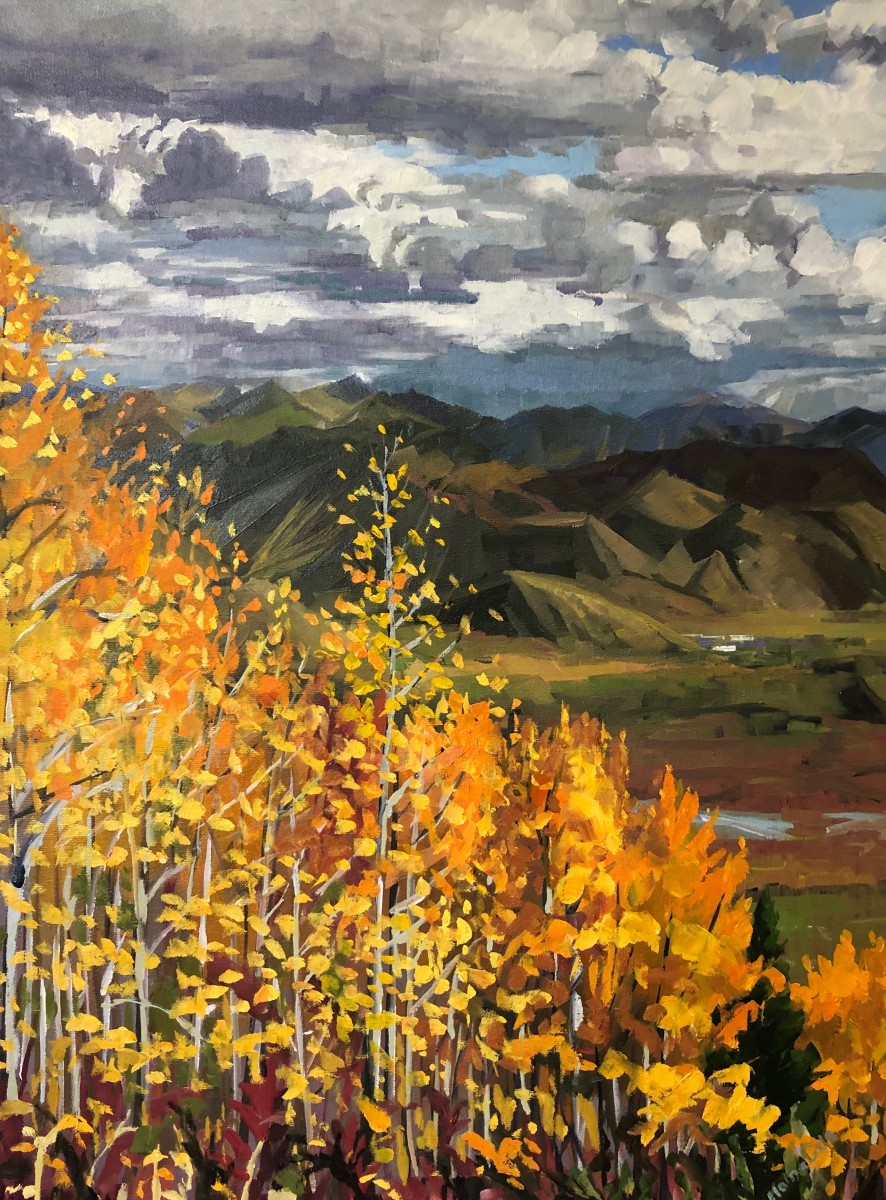 Teton Fall by Elaine Lisle 