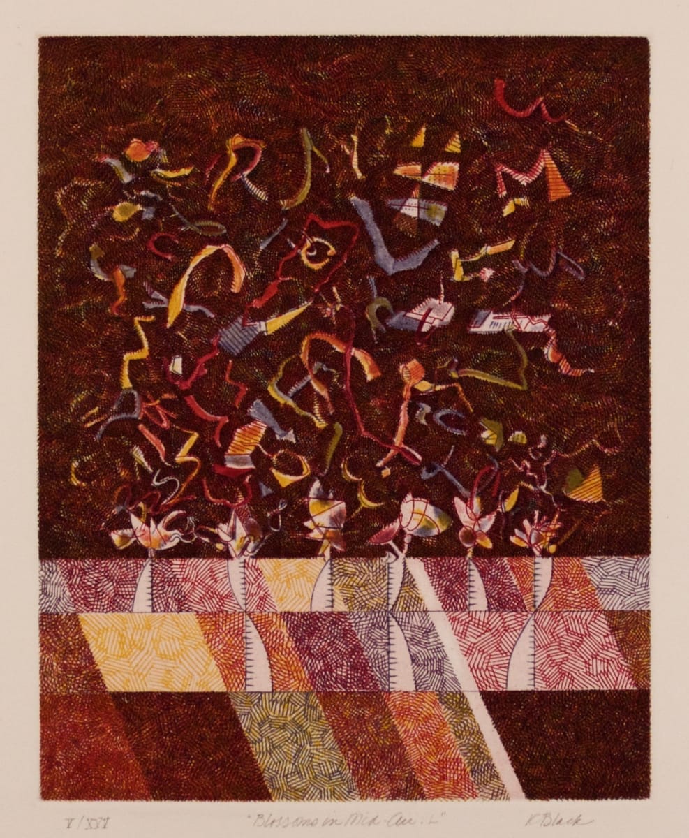 Blossoms in Mid-Air: L by Richard Black 