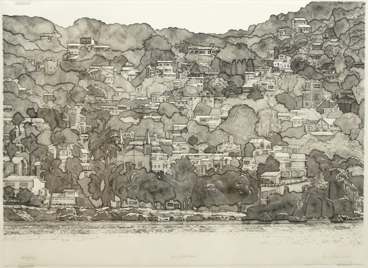 View of Puerto Vallarta by Leonard Lehrer 