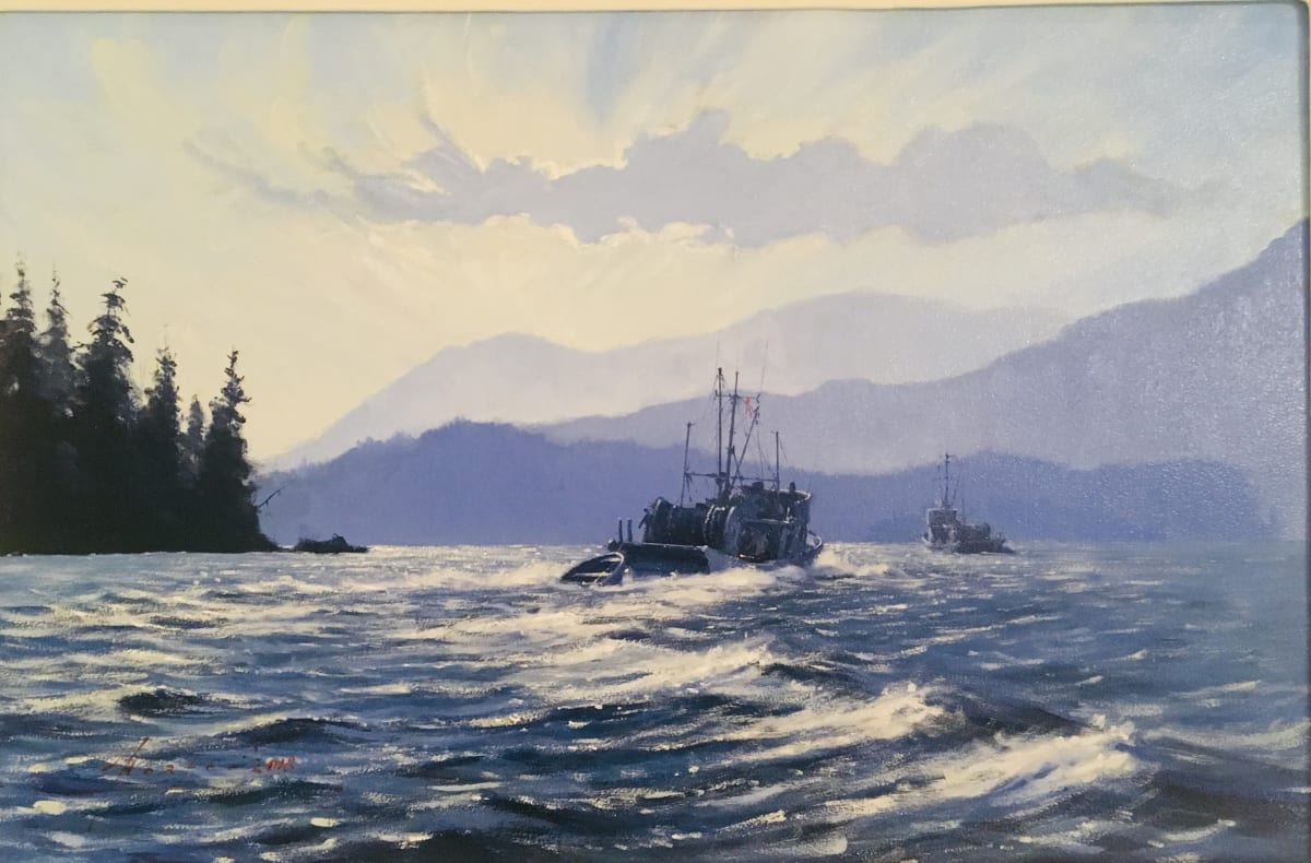 Sunlight in Barclay Sound by John Horton (CSMA, FCA) 