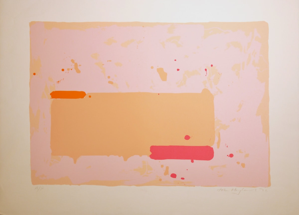 Orange - Pink by John Hoyland 