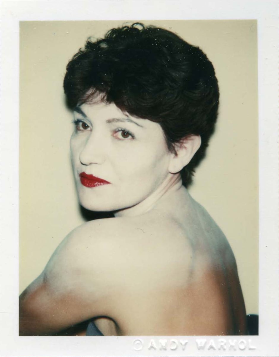 Unidentified Woman (Short Dark Hair by Andy Warhol 