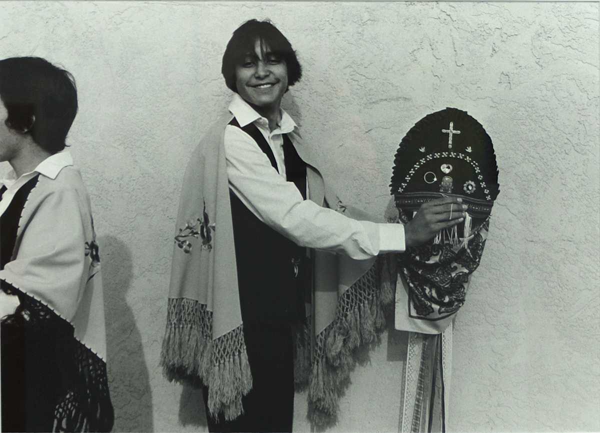 Young Dancer Displaying Head Dress by Douglas Kent Hall, Image 1.