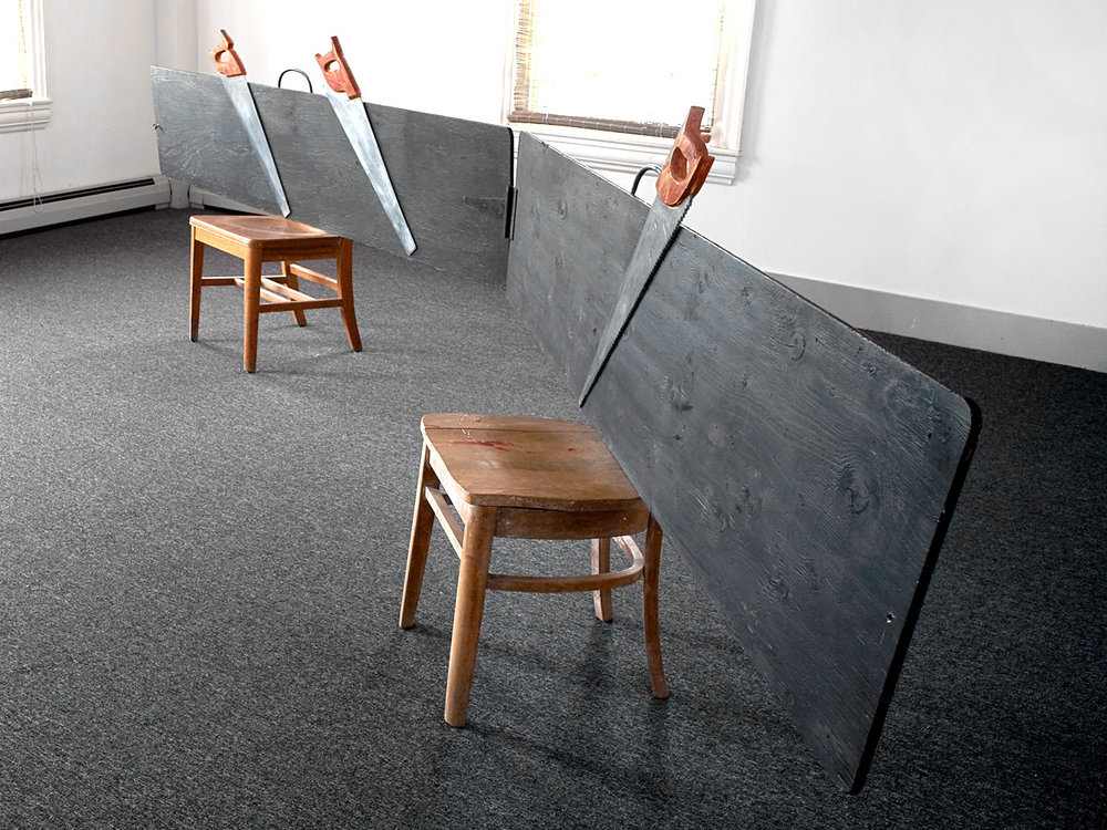 Saw Suitcase by Duncan Hewitt 