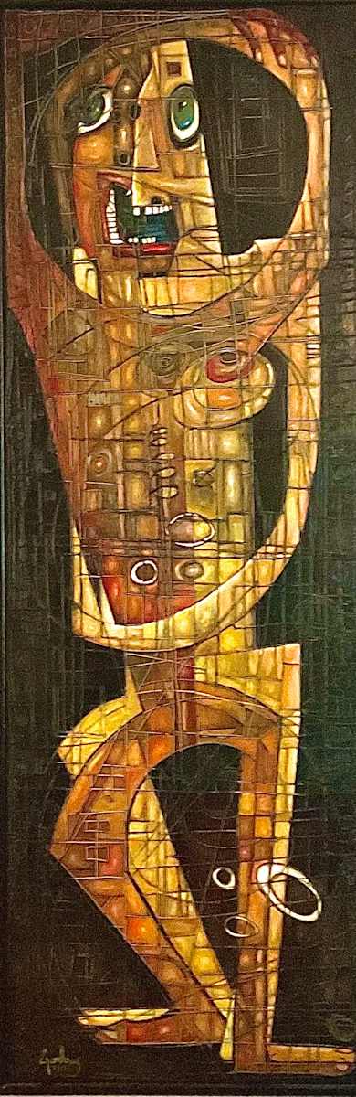 Make Up Night by Matthew Godbey  Image: This painting was a counterpoint to the painting Fight Night.