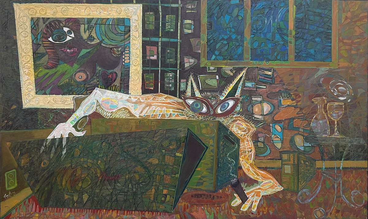 Bachelor Tomcat by Matthew Godbey  Image: Me being single and hiding from marriage and commitment.