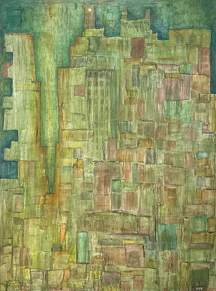 He Can’t Find the Light by Matthew Godbey  Image: Painted during a dark depressing period of my life.