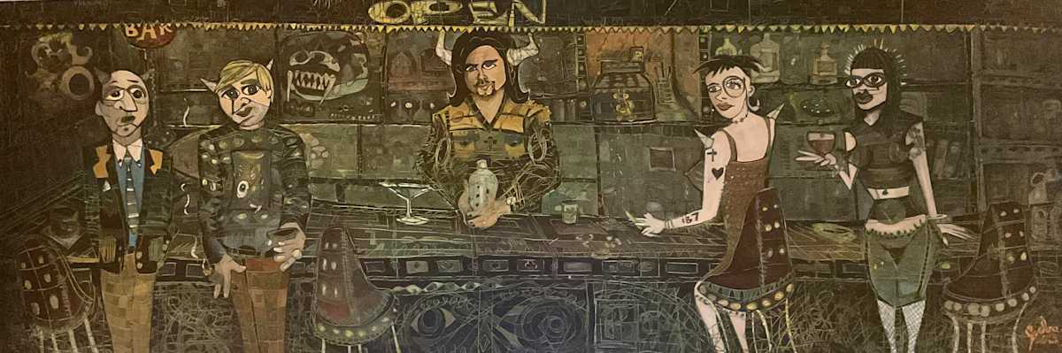 Open Bar by Matthew Godbey  Image: A piece from my imagination.