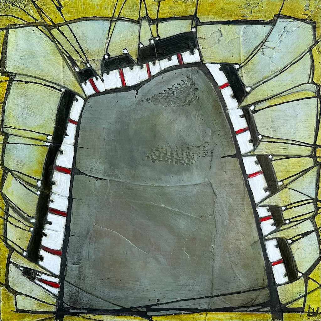 Houses on the Hill by Lorraine Udell 