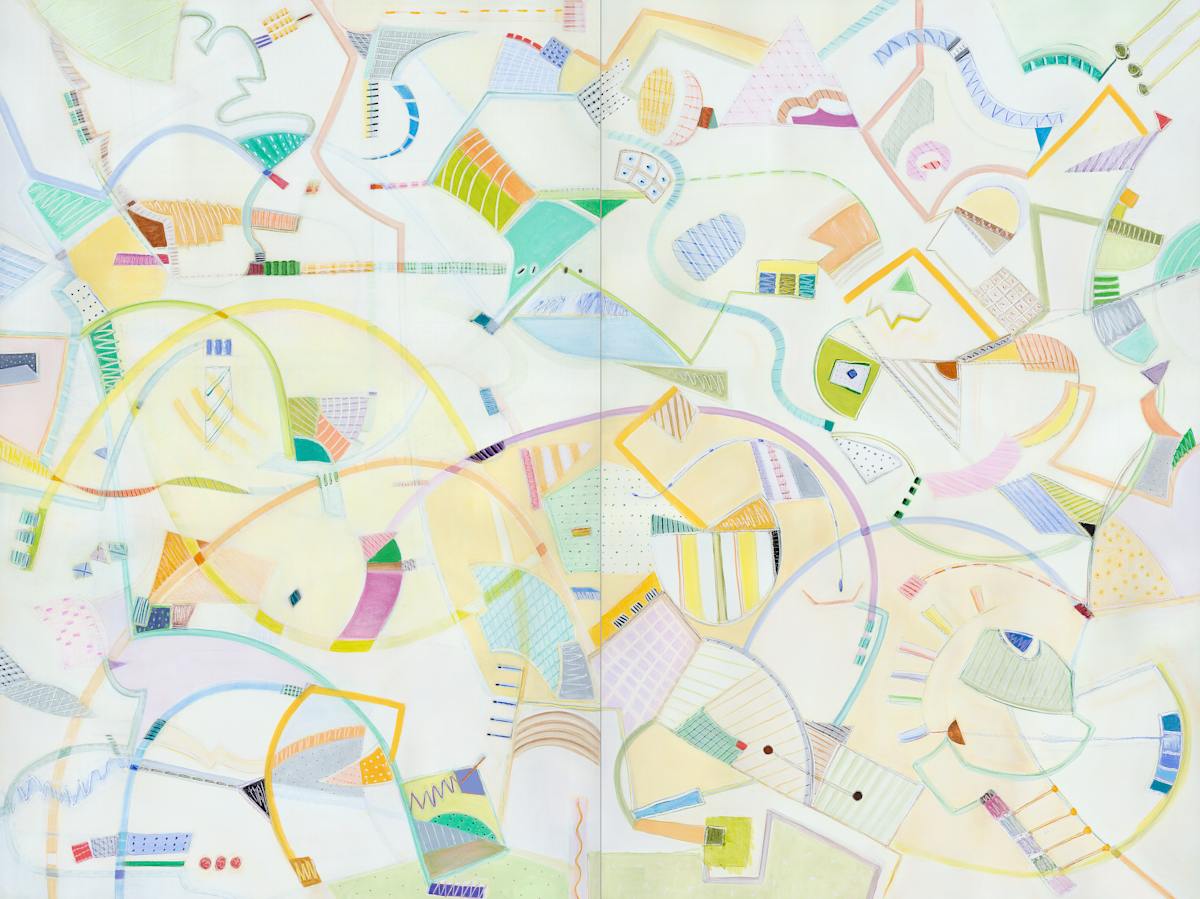 Catapult by Christine Walker  Image: From "Comings & Goings in Joy & LIght," a diptych