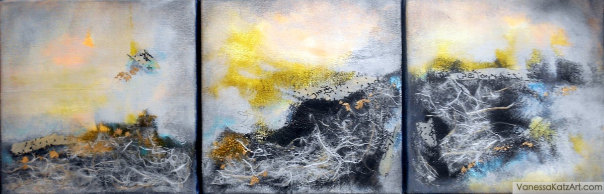 Metamorphos 1,2 & 3 Triptych by Vanessa Katz, Image 1.