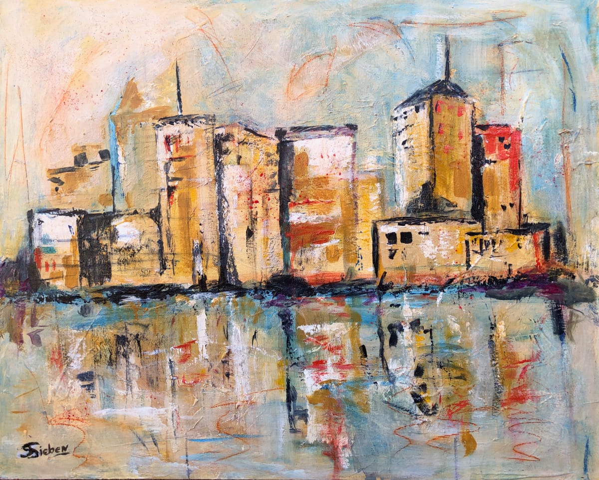 City Skyline VII by sharon sieben 