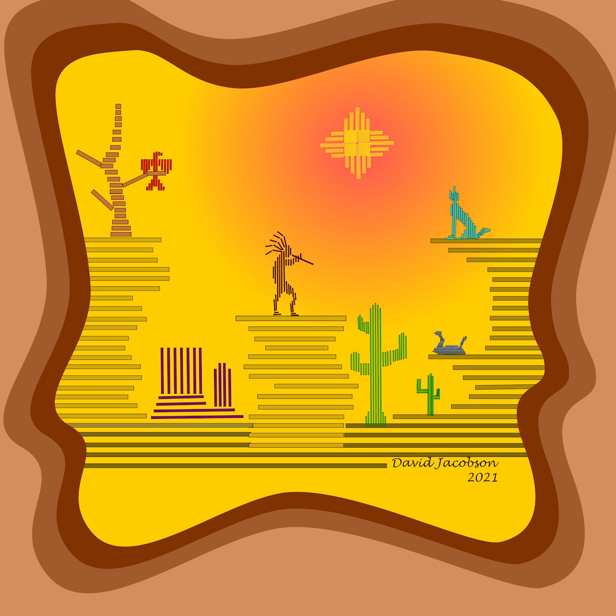 Desert Symbols by David Jacobson, Image 1.