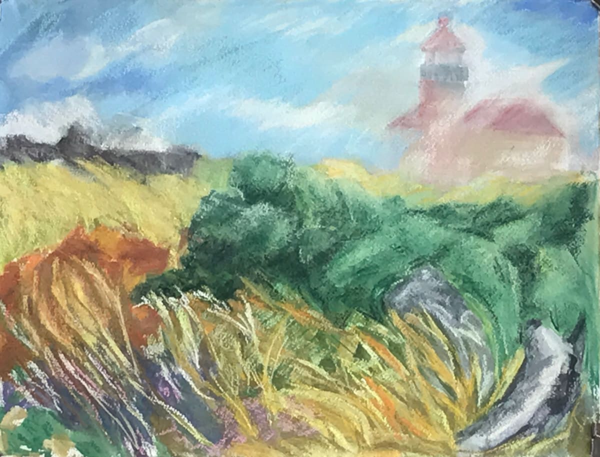 083 - Coquille Lighthouse Environs by Katy Cauker 