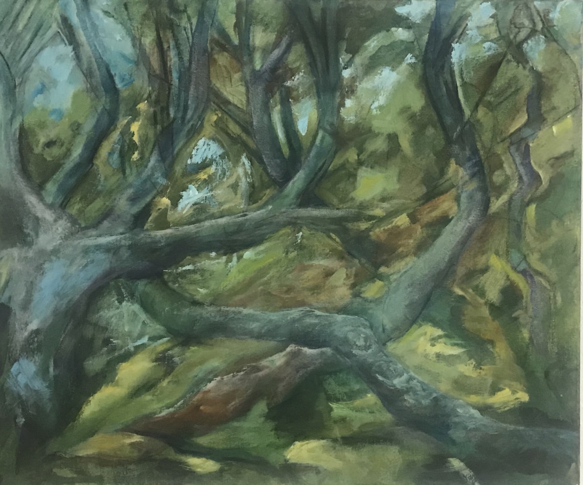 174 - 3.  Forest at Seal Rock/ Connections/ Friends & Relations IV by Katy Cauker 