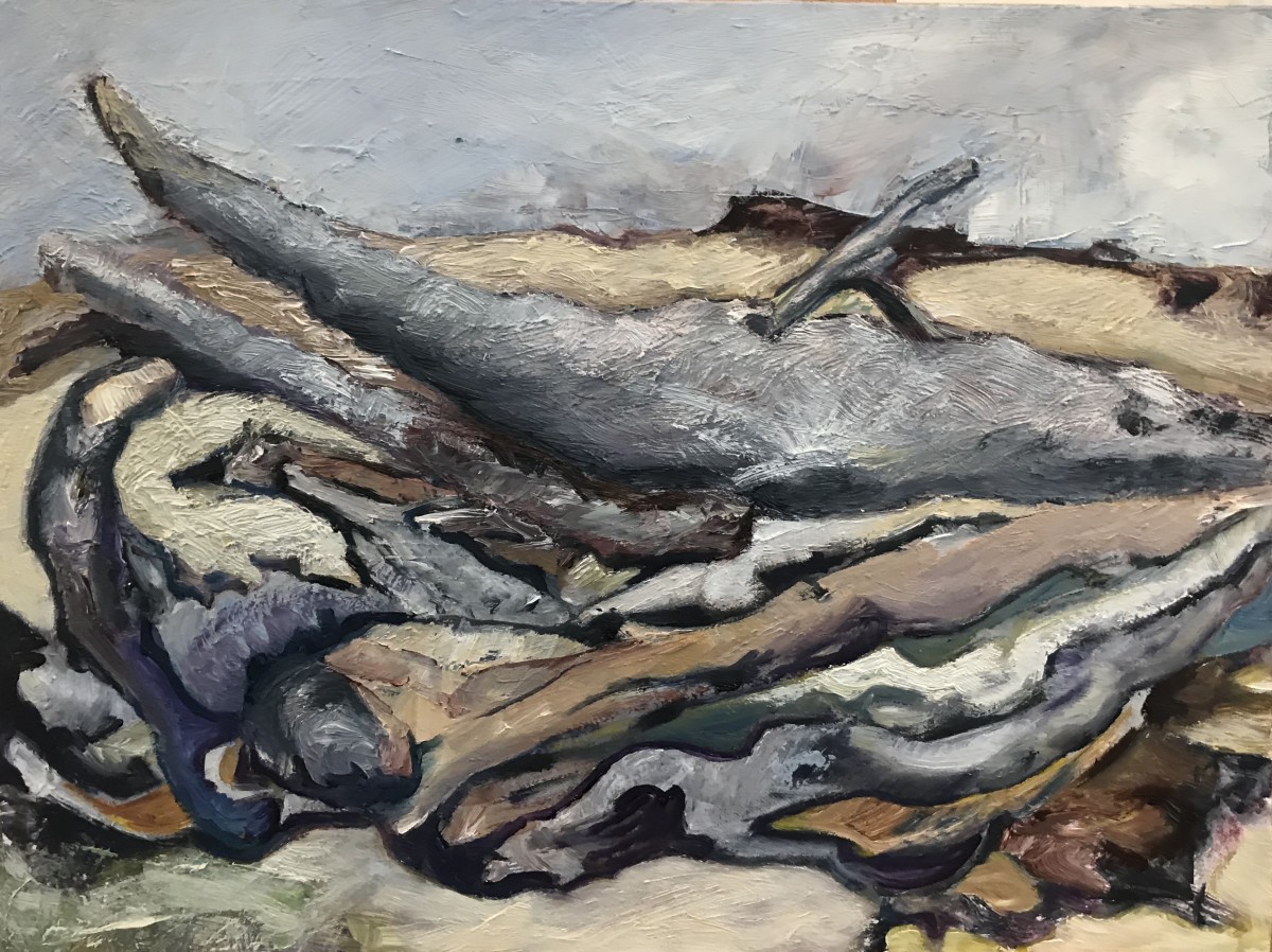 439 -  Bandon Drift - Finding Form II by Katy Cauker  Image: Giustina Gallery the Pacific Threshold Sept- Oct  ‘24:  —