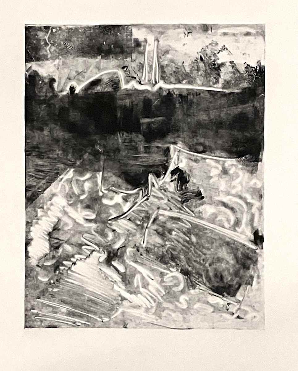 1125-Everything & Nothing Monotype 5 by Katy Cauker, Image 1.