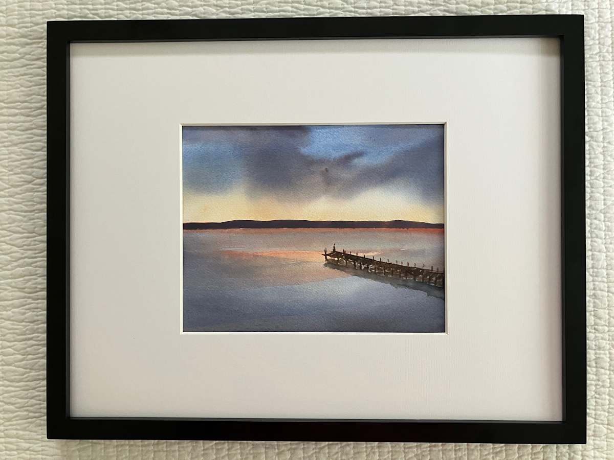 Dock Sunset by WC Crenshaw 