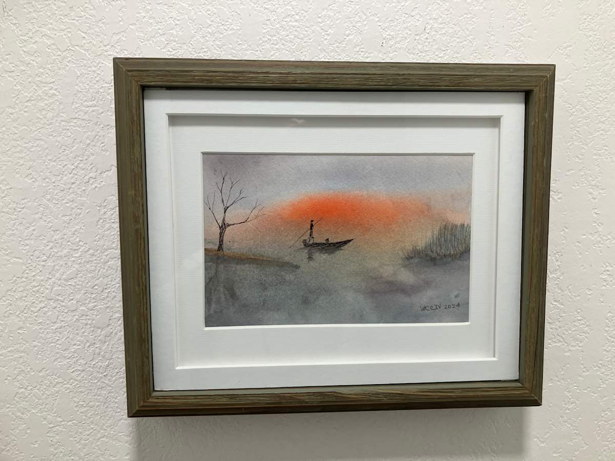 Misty Morning Flats by WC Crenshaw, Image 1.
