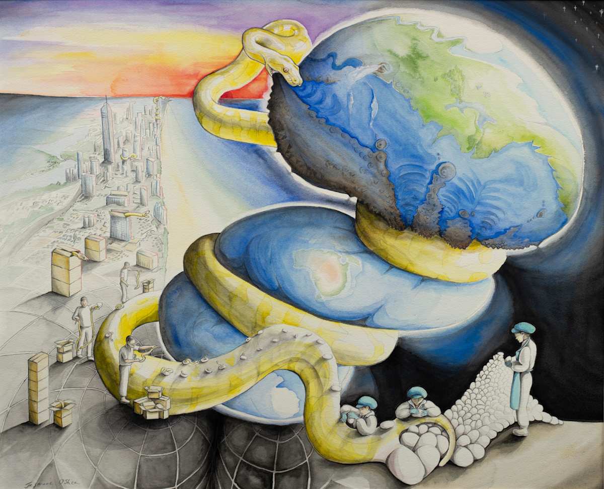 Our Planet's Snake by Jasmine O'Shea, Image 1.