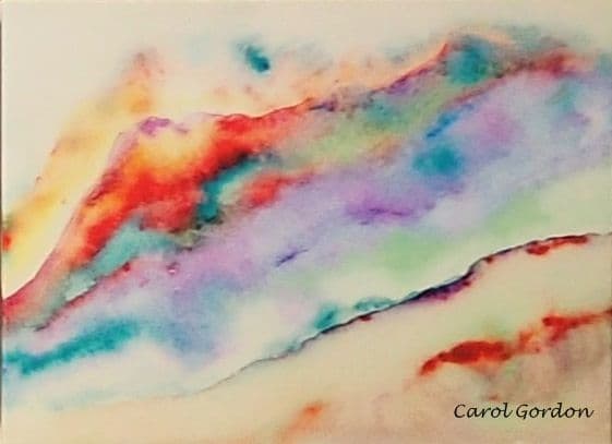 Pastel Hillside by Carol Gordon 