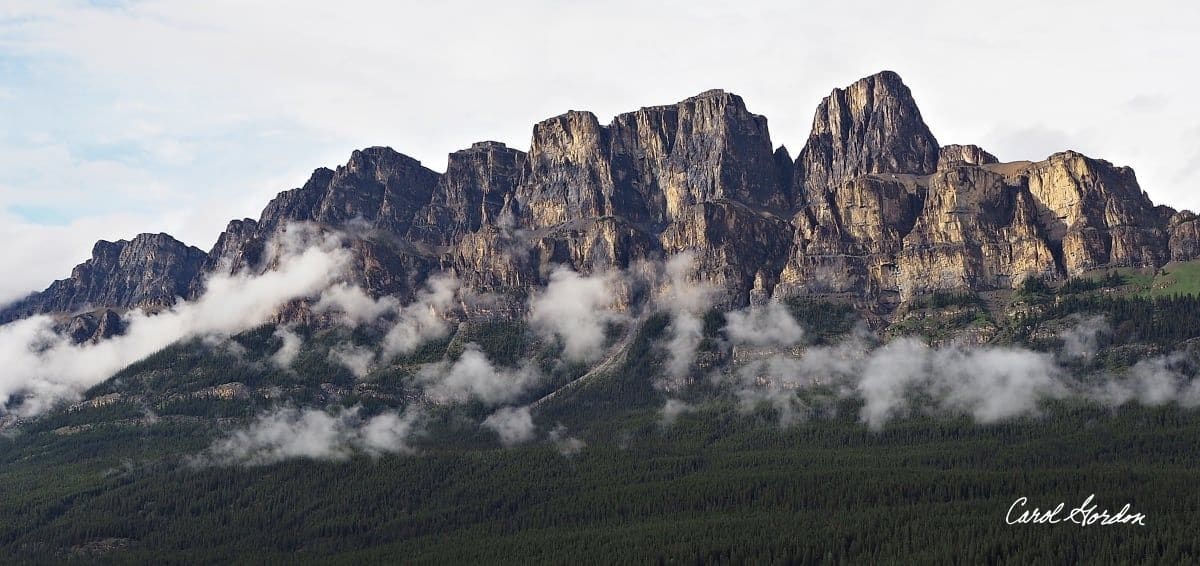 Castle Mountain, Banff, Alberta Canada by Carol Gordon 